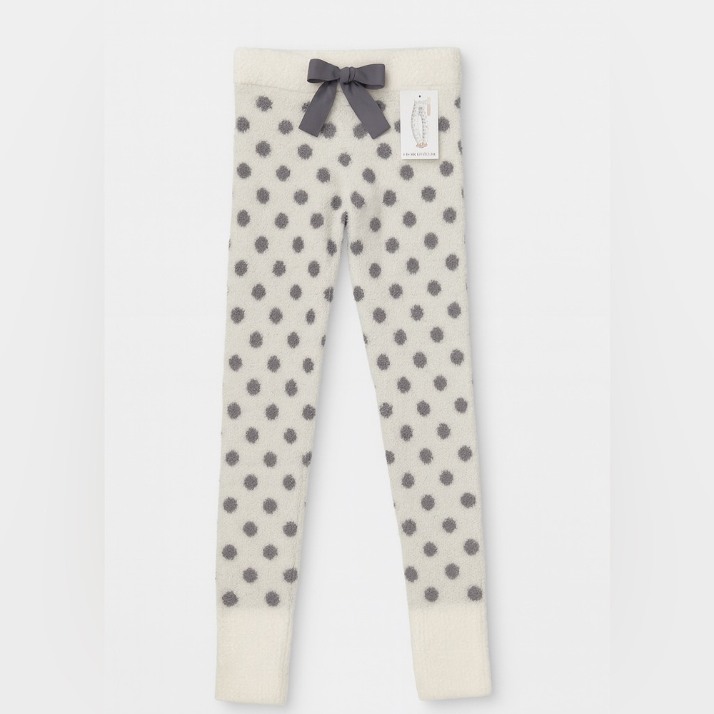 Honeydew Intimates Cream Jumpsuit with Gray Dots